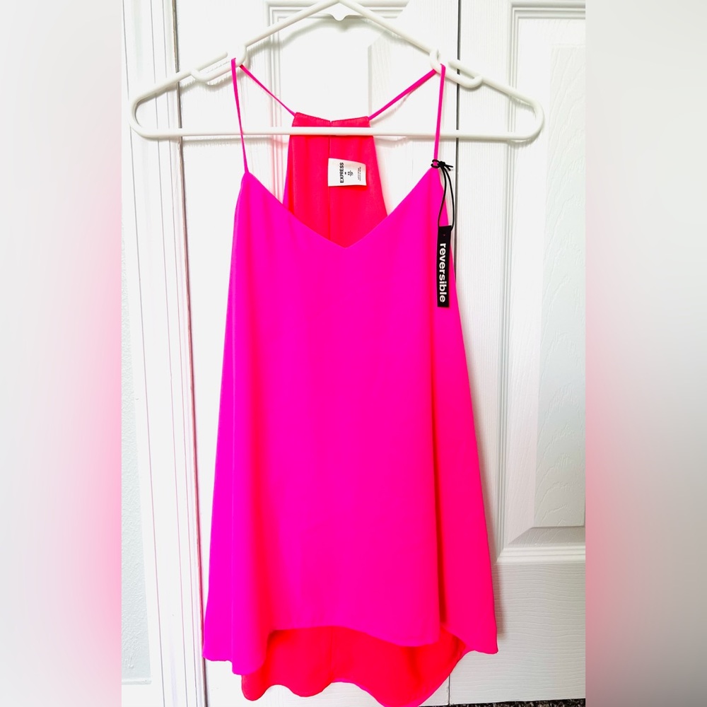 REVERSIBLE tank | Red & Hot Pink